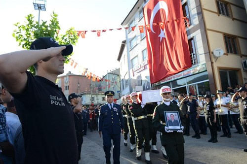  Şehit Piyade Teğmen Halis KESKİN, Son Yolculuğuna Uğurlandı